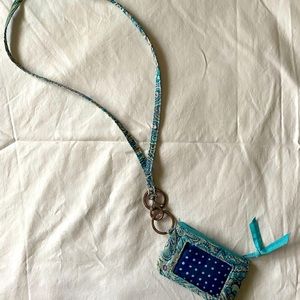 Vera Bradley Zip ID Lanyard. Good condition.